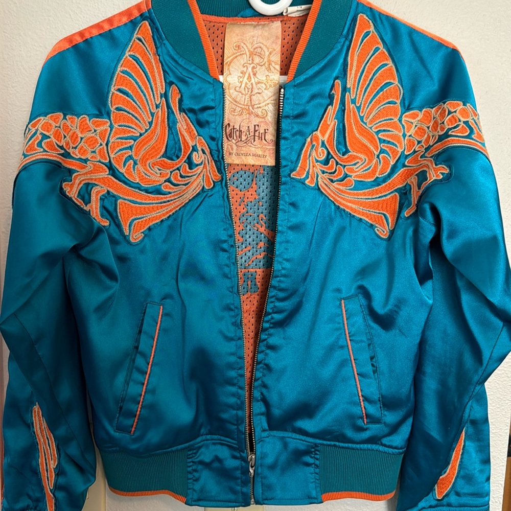 Catch a Fire | Vintage Bob Marley Bomber Jacket.